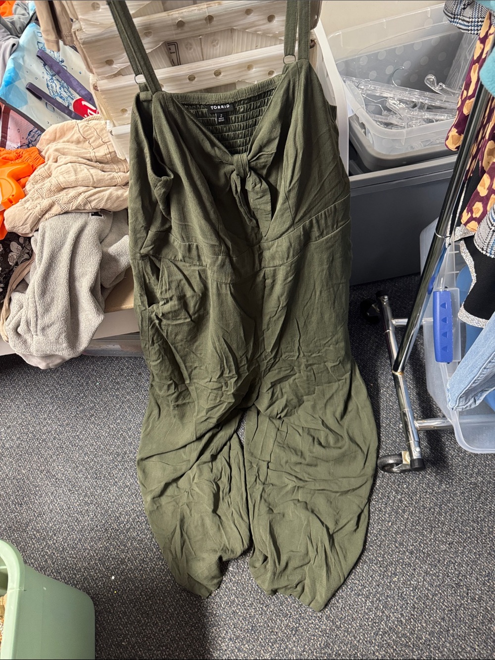 Torrid crop jumpsuit size 2 // 082769